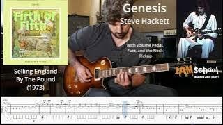 Genesis Firth of Fifth Steve Hackett Guitar Solo With TAB