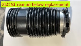 GLC 63 rear  AIR BELOW replacement modl 253 automobile mercedes airmatic suspension glc 2021