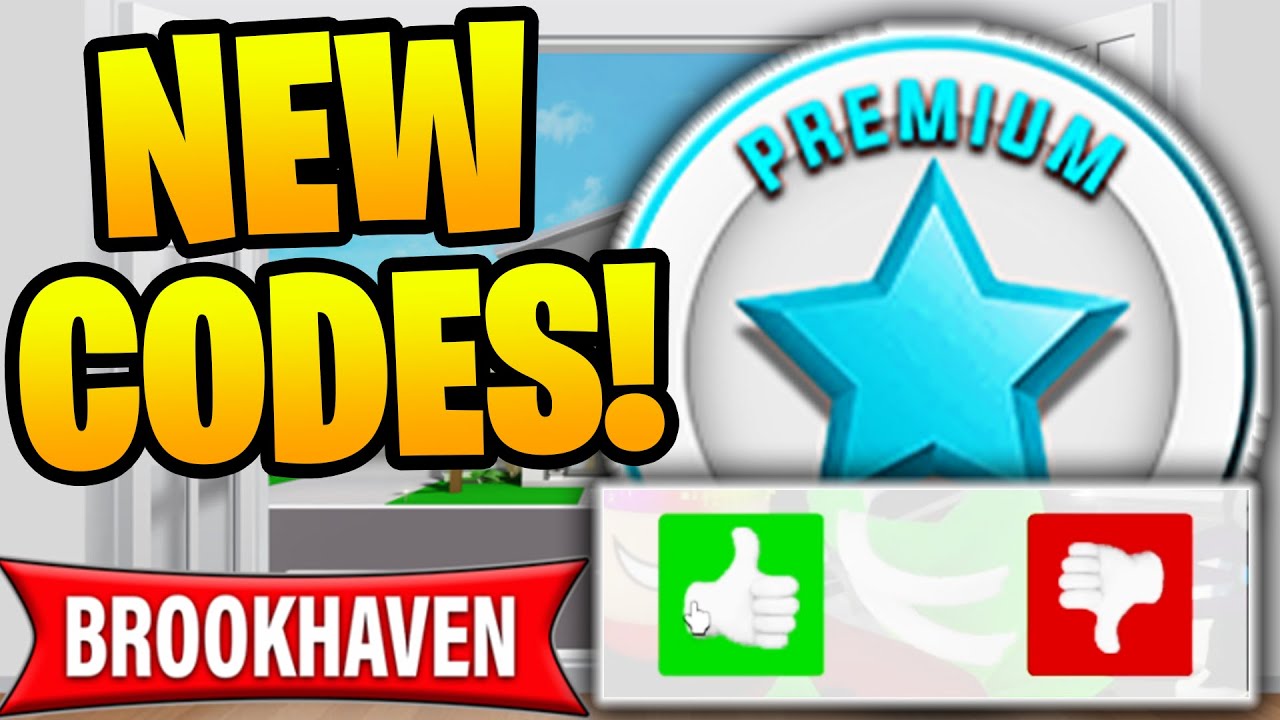 NEW* ALL WORKING FREE PREMIUM CODES FOR BROOKHAVEN RP IN JULY 2023! ROBLOX  BROOKHAVEN CODES 