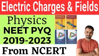 Physics neet pyq chapter wise, Electric charges and fields class 12 ch 1 neet pyq from ncert