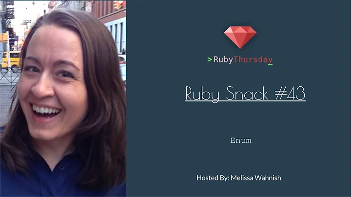 Ruby Snack #43: Enum