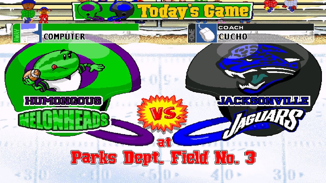 Backyard Football (Season 1) Game 3 MELONHEADS VS JAGUARS YouTube