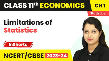 Limitations of Statistics | Class 11 Economics (Statistics) Chapter 2 #inshorts #2024