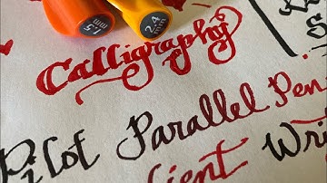 Review Pilot Parallel Pens & Amazing OMBRÉ Ink Effect!