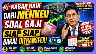 Kabar Baik Dari MENKEU Soal Gaji, Siap siap bakal Ditransfer, kapan kenaikan gaji dimulai