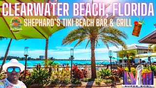 Super Bowl Party at Shephard's Tiki Beach Bar & Grill in Clearwater Beach, Florida