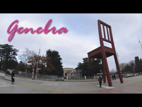 Genebra Moderna: Broken Chair, ONU e os Alpes Suíços!