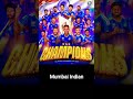 Mumbai Indian win 🏆🥇
