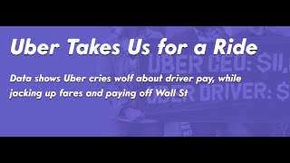 Uber and Lyft are taking us for a Ride. How? Bait and Switch and Predatory Pricing.