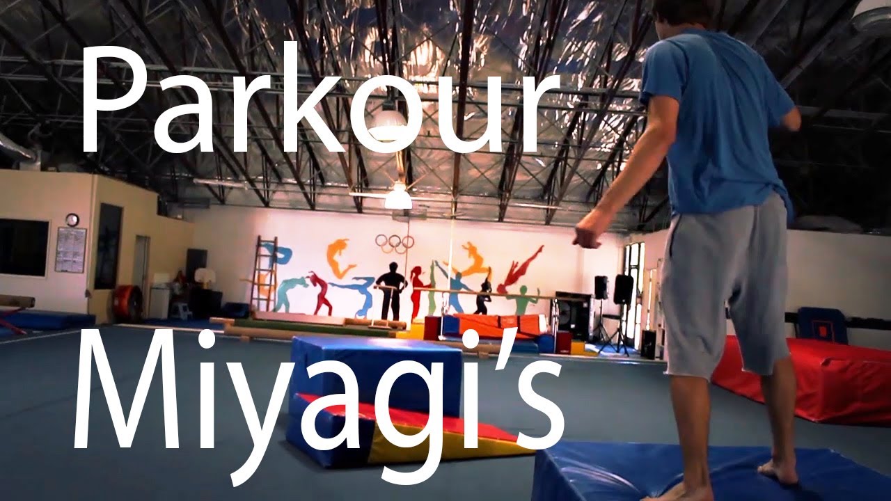 Parkour At Miyagi s Gymnastics Academy YouTube