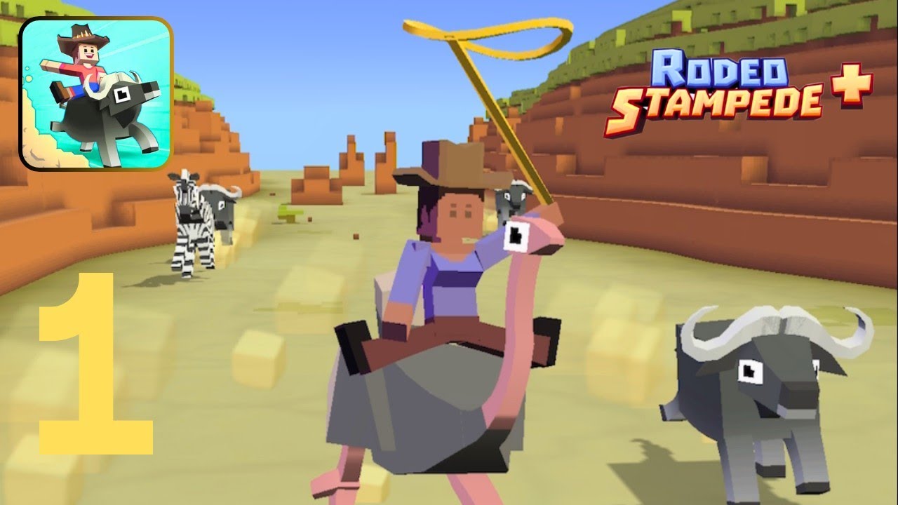 Real Rodeo Phone Game Rodeo Stampede+ Gameplay Walkthrough (iOS - Apple Arcade) #1 - YouTube