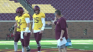 Gopher Football: Offensive Coordinator Kirk Ciarrocca Mic