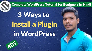 How to Install WordPress Plugin From Zip File In Hindi  | Install Plugin WordPress.