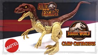 2021 Mattel Jurassic World Camp Cretaceous Fierce Force Velociraptor Review!!! Dino Escape!!!