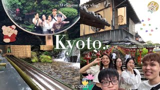 ♥N-log♡ 1 ngày đi play vui vẻ ở Kyoto, Mỳ trôi Nagashi Somen, Starbucks