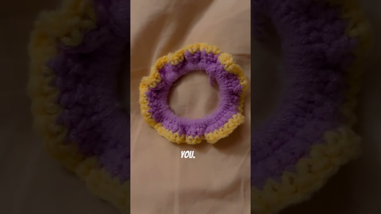 POV You Can T Stop Making Crochet Scrunchies Trend Cute