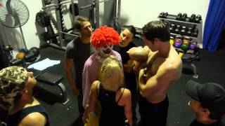 Ronald Mcdonald Hits The Gym