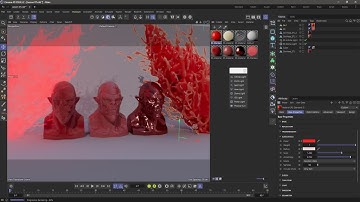 REDSHIFT - Lesson 07 - Basic Materials, Reflection, Roughness, Metalness, Reftraction, Emission