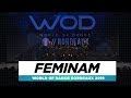 Feminam team division  world of dance bordeaux 2019  wodbdx19
