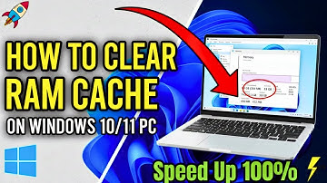 How to Clear RAM CACHE in Windows 10/11 |  🚀 Make Computer Faster