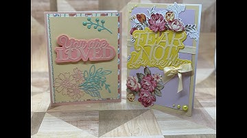 Diamond Press Rejoice Sentiment Die Collection Review and Demo