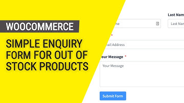 Woocommerce: How to Show Contact Form When Product Is Out Of Stock