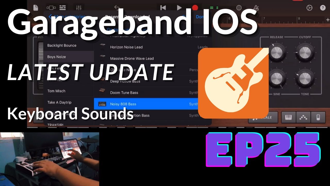 Garageband Update 8 new sample packs Keyboard sounds (EP25) YouTube