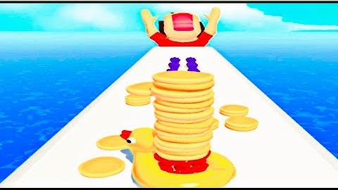 Pancake Run   Gameplay Walkthrough   All Levels IOS, Android Gjoknb