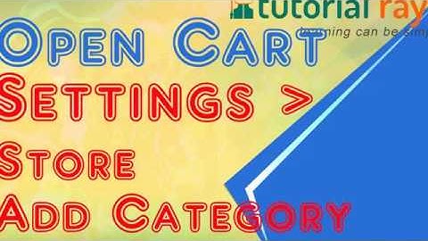 9. OpenCart Catelog Add Category | Open Cart Tutorials | How to add ad category
