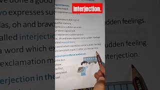 what is an Interjection in grammar shorts