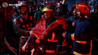 Bangladesh building fire kills, injures dozens | REUTERS