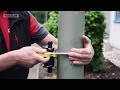 Mastbefestigung für Kabelabzweigkästen / Pole mounting of cable junction boxes