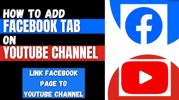 How to add facebook tab on youtube channel in 2021