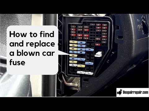 How to find and replace a blown out car fuse-skoda fabia mk1 and other cars