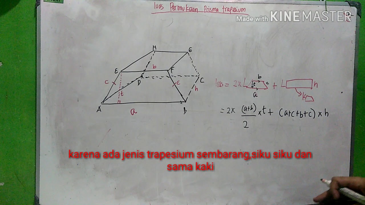 LUAS PERMUKAAN PRISMA TRAPESIUM