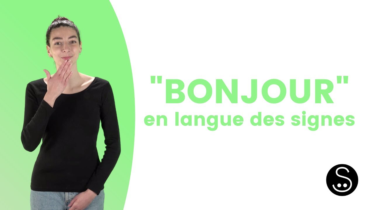 Page De Garde Lsf Bonjour... en langue des signes - YouTube