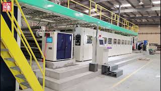 West River: Fully automatic 2Ply+3Ply multi -function Corrugated  #cardboard  Production Line
