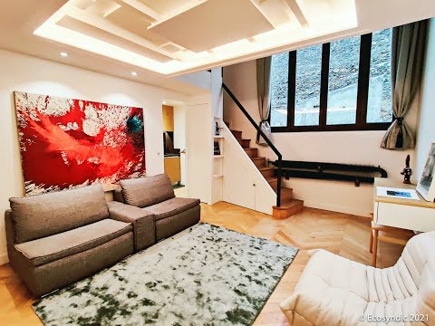 Vidéo: Escaliers de l'appartement au deuxième étage : vues, design. appartements duplex