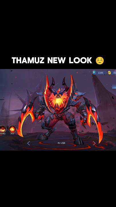 Thamuz New look ☺️ #shorts #mlbb #revampthamuz