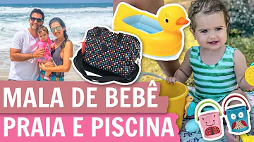 O que levar para a praia para o bebê?