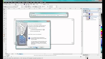 Using Print Merge in CorelDRAW Graphics Suite X6