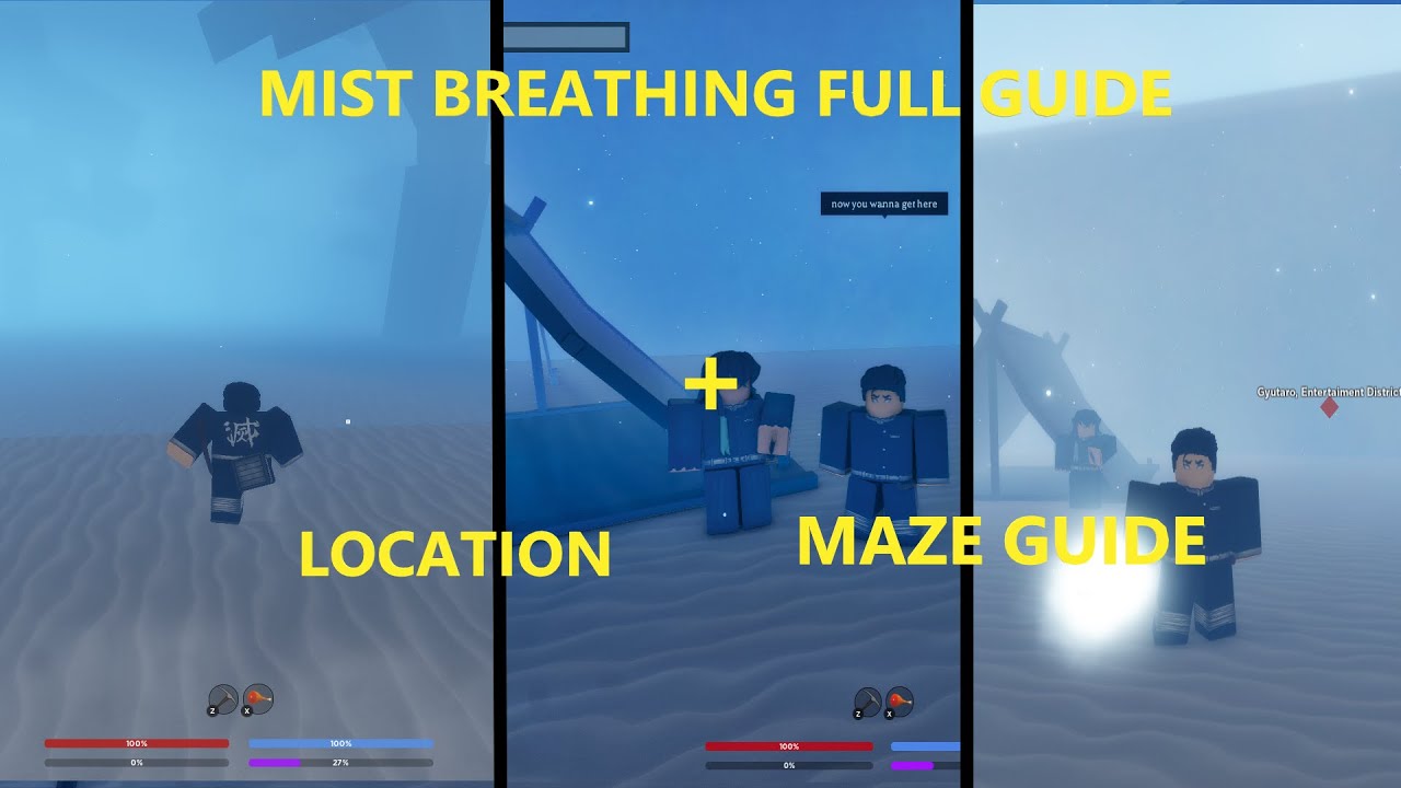 Mist Breathing FULL Guide + Location + Maze Walkthrough - DemonFall 