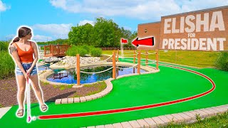 We Found One of the LONGEST Mini Golf Courses Ever!