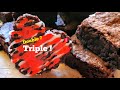 Best Fudgiest Brownies|特濃脆皮軟心布朗尼|How to make Triple chocolates brownies|如何製作用三倍巧克力打造的治癒系浪漫之心布朗尼