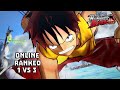 One Piece burning blood Luffy 2 years (pre time skip) 1vs 3 online Ranked Matches