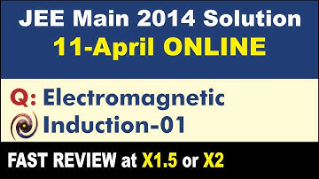 JEE Main 2014 Physics Solutions | Electromagnetic Induction-01