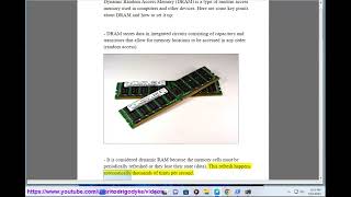 What is Dynamic Random Access Memory How to set it up