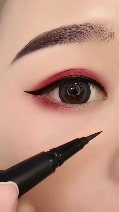 Beautiful Eyeliner Tutorial 🥀🔥 Makeup Hacks To Try #shorts #makeup #eyeliner #eyemakeup