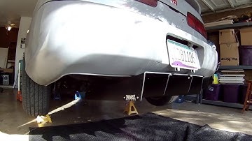top1 rear diffuser install | Acura integra |