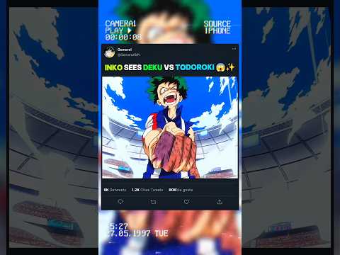 Deku S Mother Sees Deku Vs Todoroki Myheroacademia Edit Amv Mha Anime